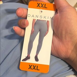 Danskin Light Gray Leggings XXL
